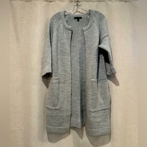 Banana Republic 3/4 sleeve gray cardigan